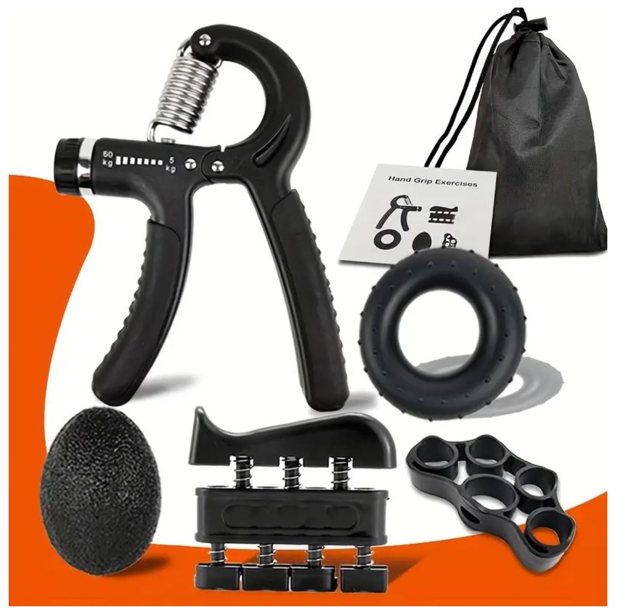 Miniatura 2 de Fortalecedor De Agarre 5 En 1 Terapia